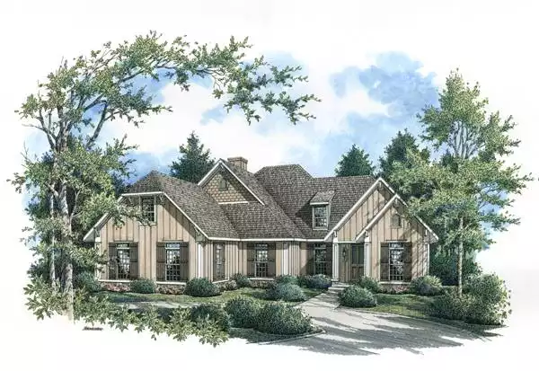 image of cottage house plan 1558